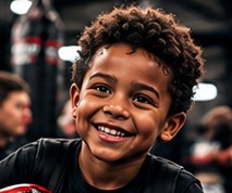 Adolescent à l'entraînement