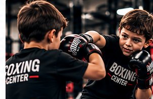 Deux enfants face à face pendant un exercice